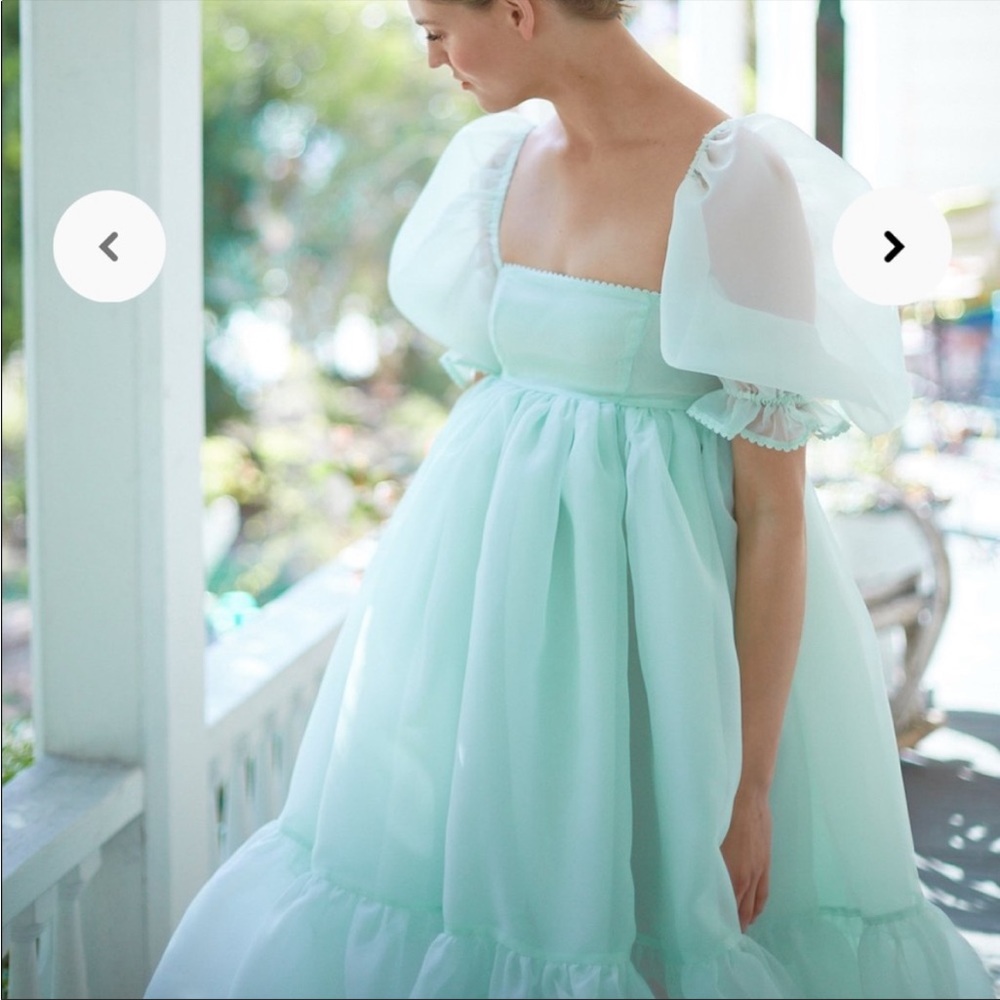 NWT Selkie French Puff Dress in Milk Jade